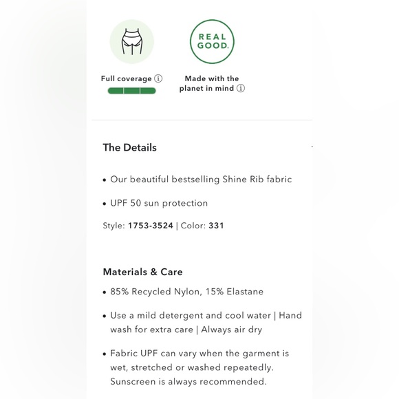 NWT Aerie Shine Ribbed Bikini Bottoms - Picture 7 of 11